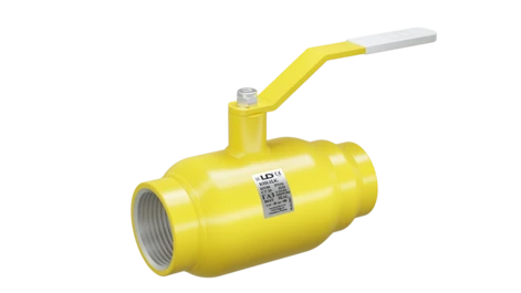 Кран шаровый LD КШЦК Gas 050.040.Н/П.02. (приварка/муфта) стальной ст.20 Ду50 Ру40 МПа в Калининграде
