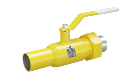Кран шаровый LD КШЦК Gas 080/070.016.Н/П.02. (приварка/штуцер) стальной ст.20 Ду80/70 Ру16 МПа в Калининграде